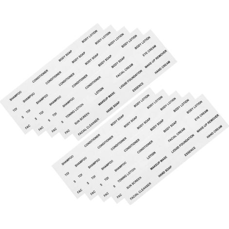 20 Blatt Selbstklebende Wasserfest Pvc Etikettenaufkleber