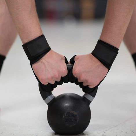 1 Paire de Gants de Musculation avec Paume en Silicone et Poignets Renforcés pour Fitness et Cyclisme (1/5)