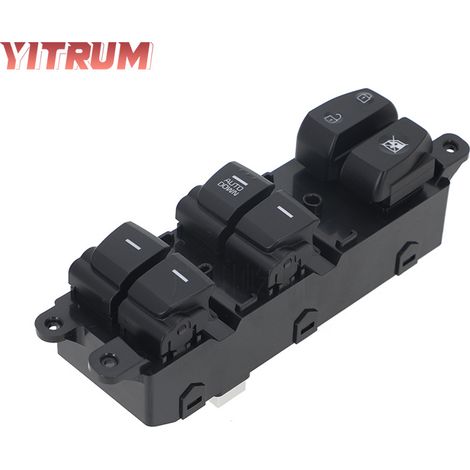 93570-C9100 est un interrupteur principal pour la commande des vitres électriques des automobiles Hyundai IX25. (1/2)