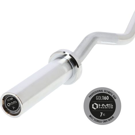 Olympische Curlstange 120 cm, 50 mm Ladedurchmesser (1/5)