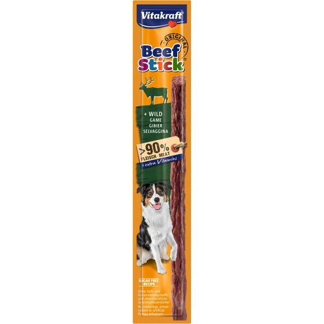 VITAKRAFT Beef Sticks Wildleckerli für Hunde 1 Stk. (1/2)