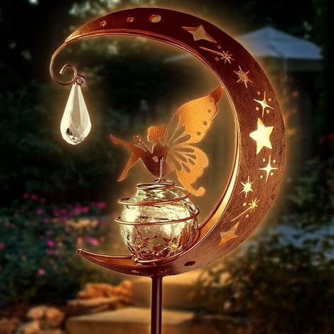 Décoration de jardin solaire guirlande lumineuse d'extérieur LED chaud étanche Blanc (1/5)