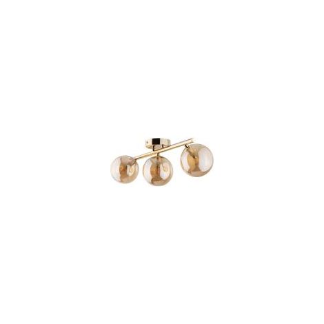 TK Estera Plafonnier Globe Doré 3xG9