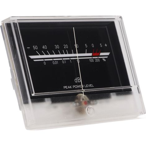 Weiß hinterleuchtetes LED-VU-Meter, präzise Messung, dB-Meter-Leistungsverstärker für DIY-Studios (1/5)
