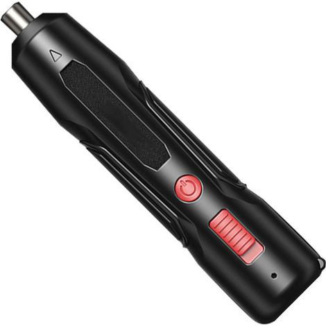 Tournevis électrique sans fil compact polyvalent rechargeable batterie 2000mAh Type C pour usage domestique en métal et plastique avec jeu d'embouts (1/5)