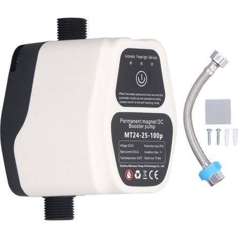 Pompe de surpression pression d'eau haute levée 100W pour évier de cuisine douche DC24V.prise ue.AC100-240V (1/5)