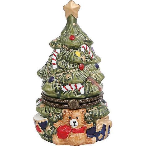 1 Stück hübsche Schmuckschatulle in Form eines Weihnachtsbaums (1/3)