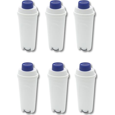 Ersatzteil - SOS Accessoire Lot de 6 Filtre à eau pour machines à café automatique DeLonghi DLSC002 SER3017 5513292811 ECAM Eletta Dinamica Magnifica ETAM Autentica Esam - - DELONGHI, BEKO (1/2)