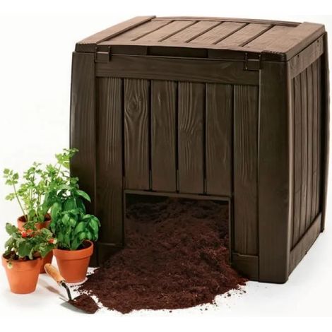 Keter Compostiera da Giardino Durabile 340 litri in legno (1/3)