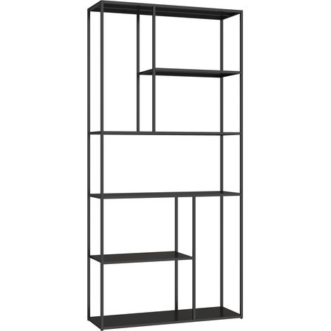 Estantería de metal 189cm negra LAUREEN (1/4)