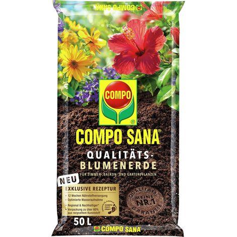 COMPO Sana Qualitäts Blumenerde, 50 Ltr