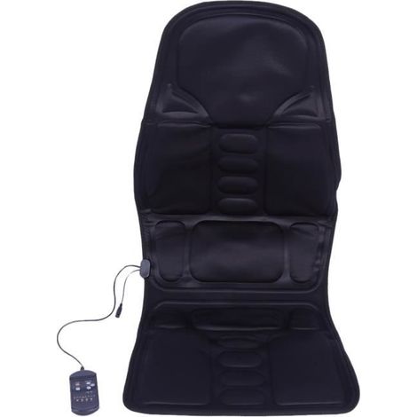 Tbest siège d'auto de relaxation Siège de véhicules portables siège de bureau à domicile chauffant dos cou coussin de Massage