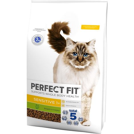 PERFECT FIT Sensitive Trockenfutter für Katzen mit Truthahn 7 kg