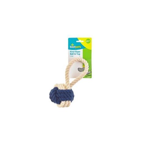 B/Pets Knot Rope Ball&Tug - 757076 (1/2)
