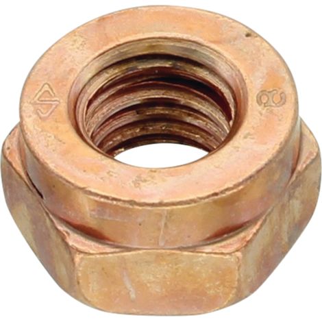 Tuerca autoblocante Thermag M10x1.5, llave-17, acero cobreado DIN 88105 (1/2)