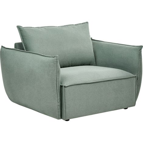 Armchair KUNES Fabric Light Green (1/5)