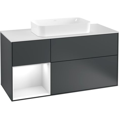Villeroy & Boch G291GFHG Armoire sous-lavabo Finion G29 (1/2)