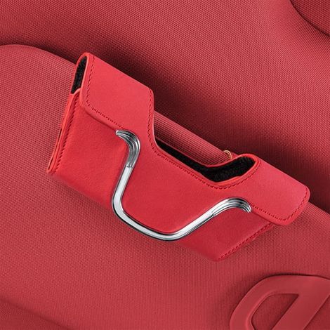 Sonnenbrillenhalter fürs Auto, Sonnenbrillenclip für die Sonnenblende, Sonnenbrillenclip für den Autoinnenraum, Aufbewahrungsbox für Sonnenbrillen im Auto – rot (1/5)