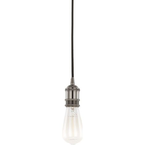 Italux Classo - Moderne Hängelampenhalter Schwarz 1 Light, E27 (1/2)