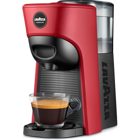 Lavazza LM 840 Tiny Eco Automatische manuelle Kapsel-Kaffeemaschine, 0,6 l, rot