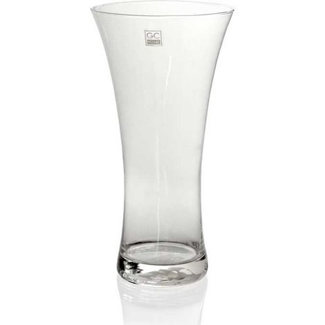 VASO DA ARREDO IN VETRO SLIM 16X30CM TRASPARENTE (1/2)