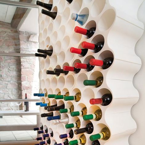 Koziol Porta-bottiglie Nero Moderno 8 Bottiglie