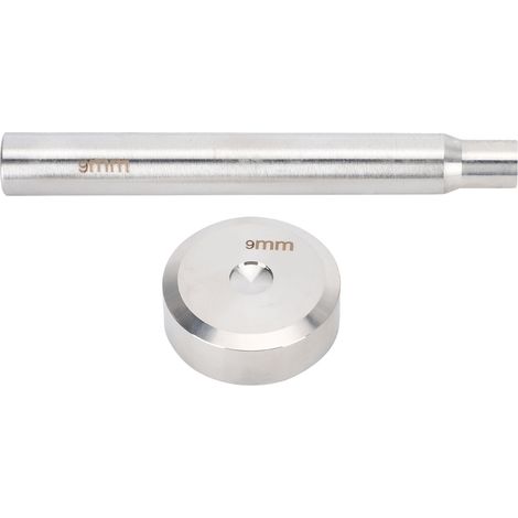 Kit de base pour perforatrice à rivets double face de 9 mm, outil de pose de boutons pour le travail du cuir (1/5)