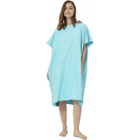 Poncho da surf, per donne, uomini, adulti e adolescenti, poncho da bagno ultraleggero e ad asciugatura rapida, poncho in asciugamano in microfibra, noto anche come U (1/5)