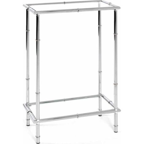 Console Design "Cléo" 75cm Argent (1/3)