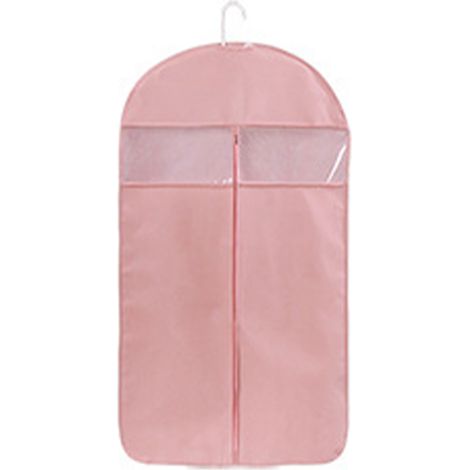 Housse de rangement pour vêtements avec fenêtres transparentes, idéale pour suspendre costumes, manteaux et vestes. (1/5)