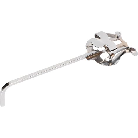 Porte-partition métallique portable pour saxophone, support de partitions argenté avec pince (1/5)