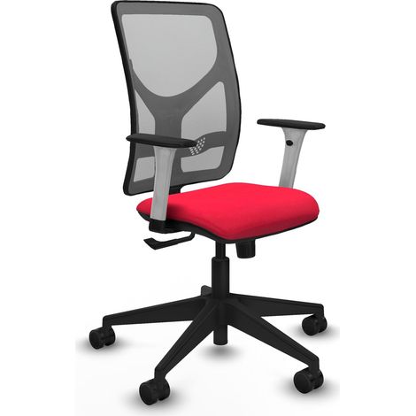 Chaise de bureau piqueras y crespo Motilla blanc support lombaire (1/2)