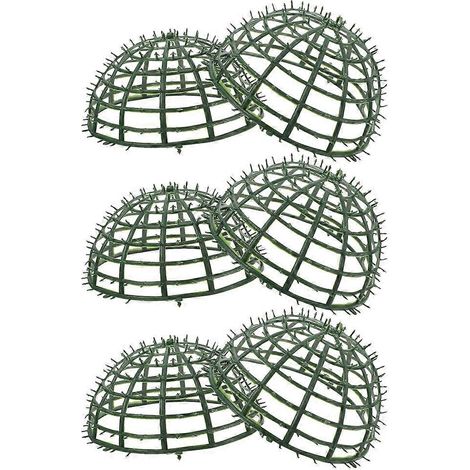 Cadre en boule topiaire artificielle verte pour présentoir à fleurs (9 pièces) (1/5)