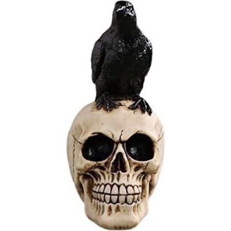 Résine crâne halloween cadeau animal crâne crâne crâne croix maison bar artisanat crâne crâne crâne (1/4)