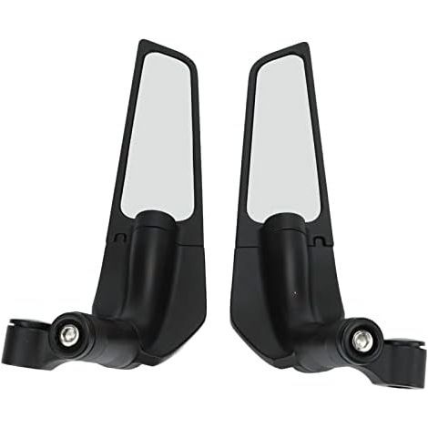 (Pack of 2) Motorcycle Rearview Mirror Modified Fixed Wing Large Mirror Fit for Kawasaki Yamaha Wind Knife Rearview Mirror (1/5)