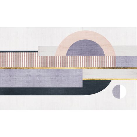 Papier peint panoramique - Géométrique - 390 cm x 236 cm (1/2)