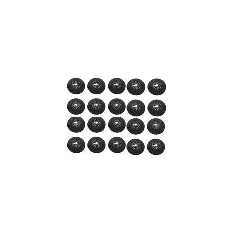 20 Pièces Cache Tuyau Radiateur,Colliers de Pipe Plastique Cache Tuyau Radiateur Rosace à Clapet en Plastique Cache-Tuyaux de Chauffage,Rosaces pour Radiateur pour 10-30 mm de Tuyaux d'eau(noi