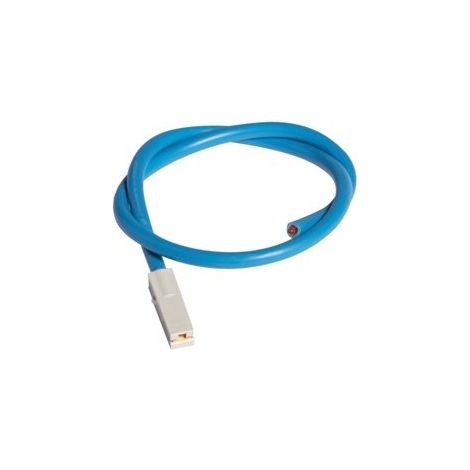 Câble de raccordement.500mm. bleu. 10mm².avec fiche. pour Répartiteur multifiche HAGER KZ074 (1/2)