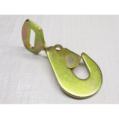 50MM Twisted Snap Hook 5 Ton (Zinc Plated Ratchet Fitting 5T) (1/2)