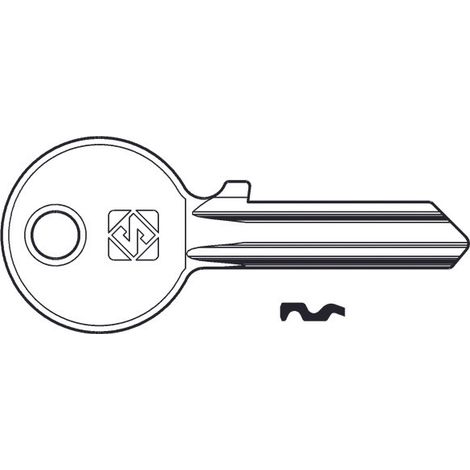 Chiavi per cilindri corni 5 spine piccole cc8 - cc8 dx