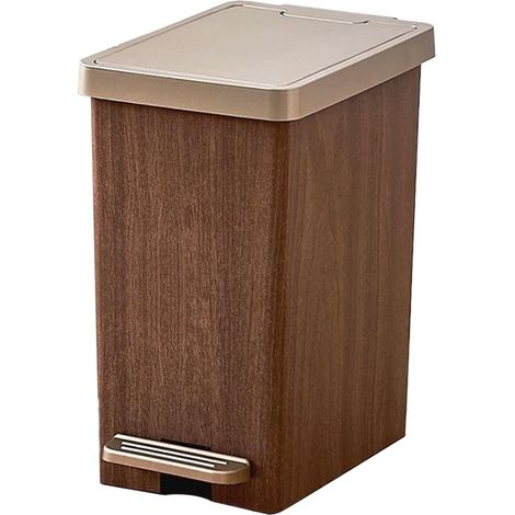 Poubelles De Cuisine - Poubelle Avec Couvercle Et Pédale Au Pied Pour (1/5)