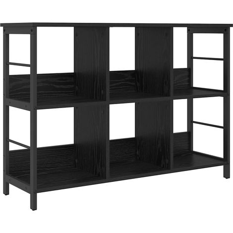Maison Exclusive - Bücherregal Schwarz Eichen-Optik 102 x 32 x 72