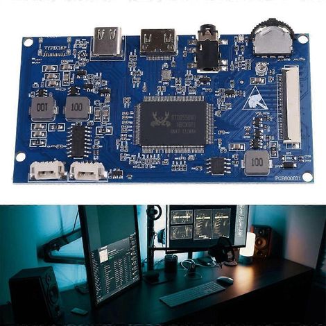 Carte de contrôle USB Type-C compatible HDMI avec puce RTD2556 pour écran LCD (1/4)