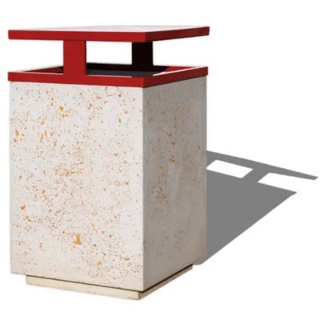 Cestone Miles Giochipark calcestruzzo armato vibrato acciaio verniciato lt 65