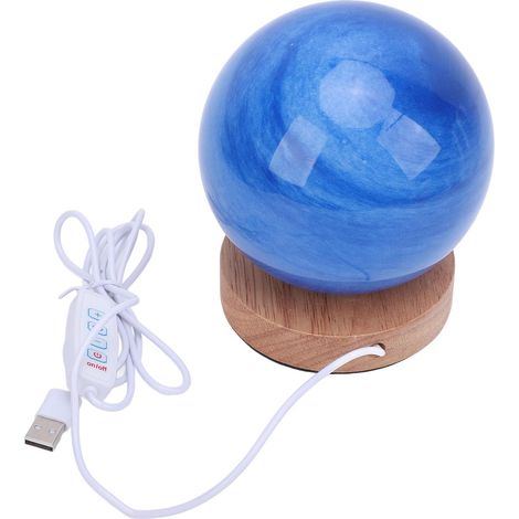 CHICIRIS Lampe de Chevet avec Abat-jour en Verre Bleu à intensité (1/4)