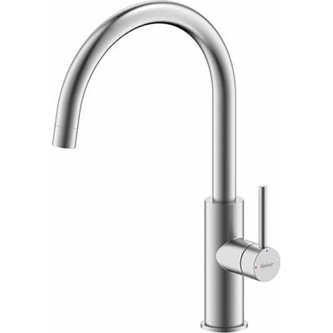 Naber SERVIZIO Küchenarmatur Namor 5, Edelstahl, Niederdruck, Laminarstrahl (1/3)