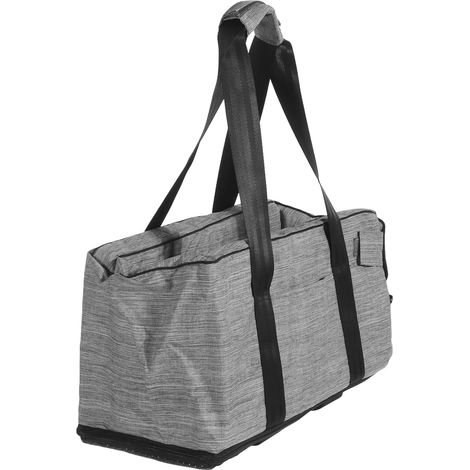 Siège auto central pour chien, confortable et portable, rehausseur pour animaux de compagnie (petits et moyens chiens et chats), gris. (1/5)