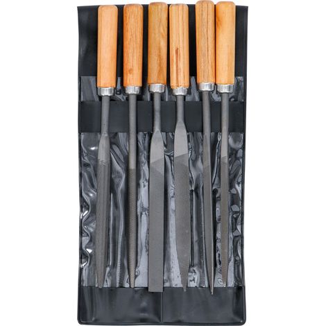 Feinwerkzeuge BGS 6 Stück Holzgriff 100 mm (1/4)