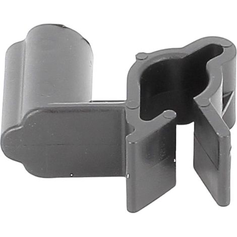 Support Tube 1 Voie Ø 10-12 Sur Goujon Fileté M8 Pom Noir 016 547 000 (1/2)