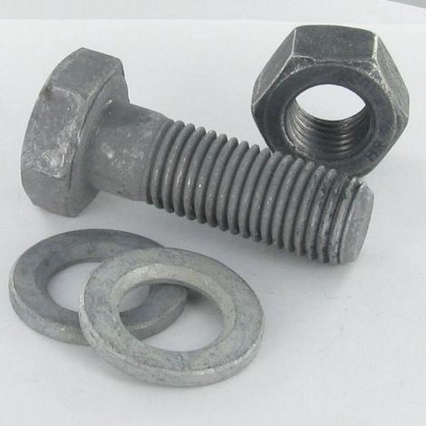 Vis Express – Boulon haute résistance M20X140 – Acier galvanisé – Classe 10.9 – Forte tenue à la corrosion – Lot de 10 pièces - corrosion-10